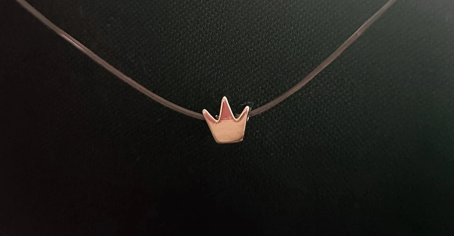 5 Colors Dazzling Zircon Necklace Invisible Transparent Fishing Line Simple Pendant Necklace Jewelry for Women Pearl Jewelry