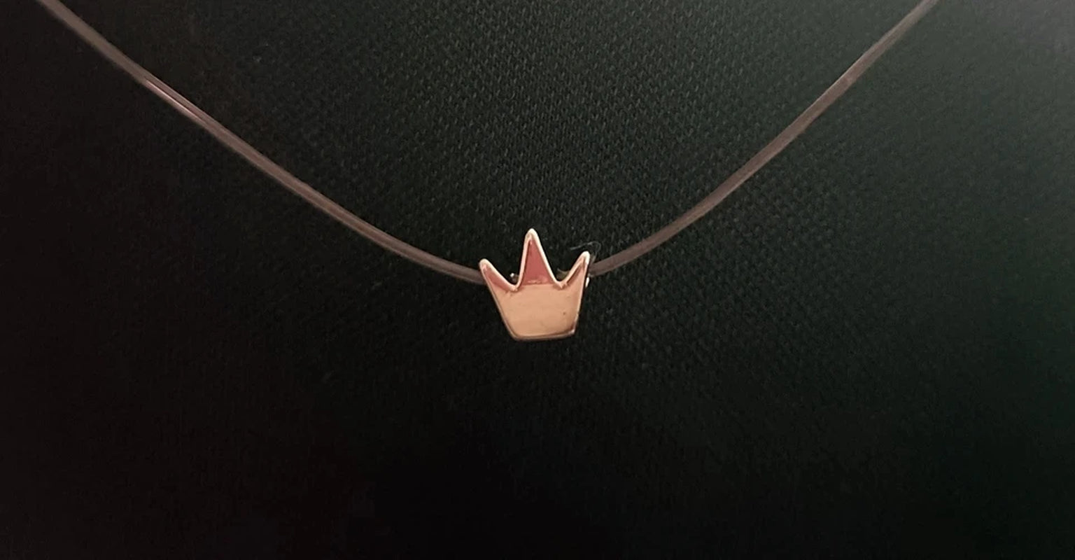 5 Colors Dazzling Zircon Necklace Invisible Transparent Fishing Line Simple Pendant Necklace Jewelry for Women Pearl Jewelry